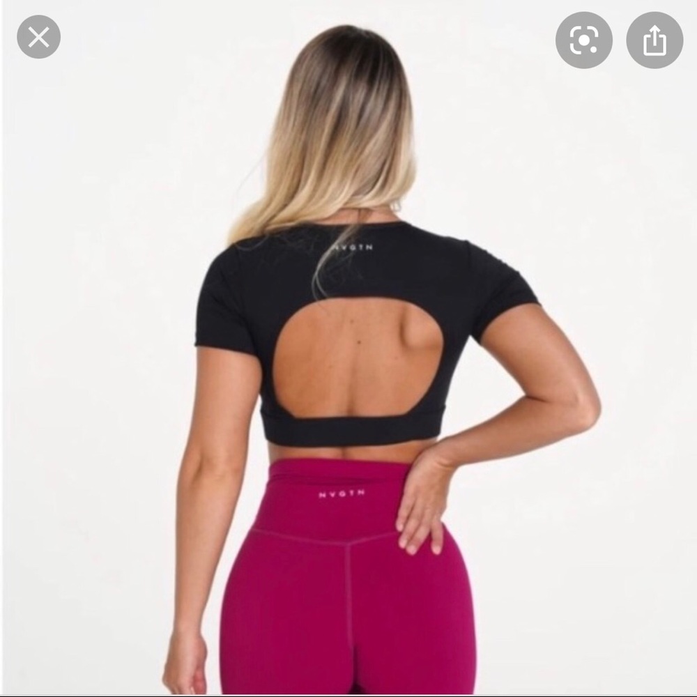 NVGTN Open Back Tee